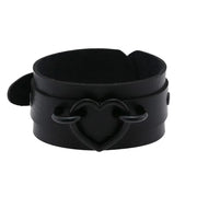 Hip Hop Rock PU Leather Bracelet Men and Women Punk Spikes Rivets Skull Heart Cross Creative Party Bracelet Jewelry Accessories