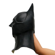 Bat Mask Headgear Latex Material Adult Halloween Cosplay Props Bruce Wayne Full Head Mask Masquerade Camouflage Party Costume