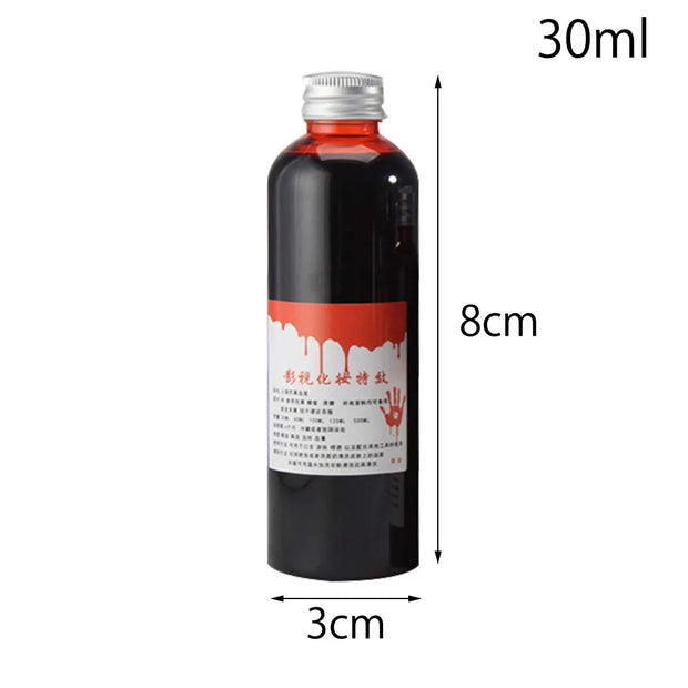 Halloween Simulation Fake Props Makeup Blood Fake Blood Bottle Stage Diy Prank Drama Vampire Role-Playing Props Makeup Funny