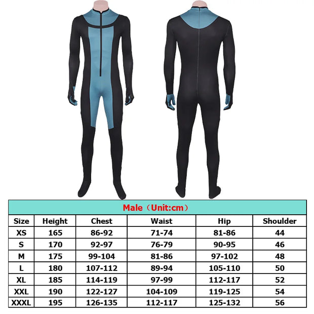 Omni Man Mark ATOM EVE Cosplay Jumpsuit Cloak Cartoon Invincible Costume Suit Outfits Halloween Carnival Party Roleplay Clothing