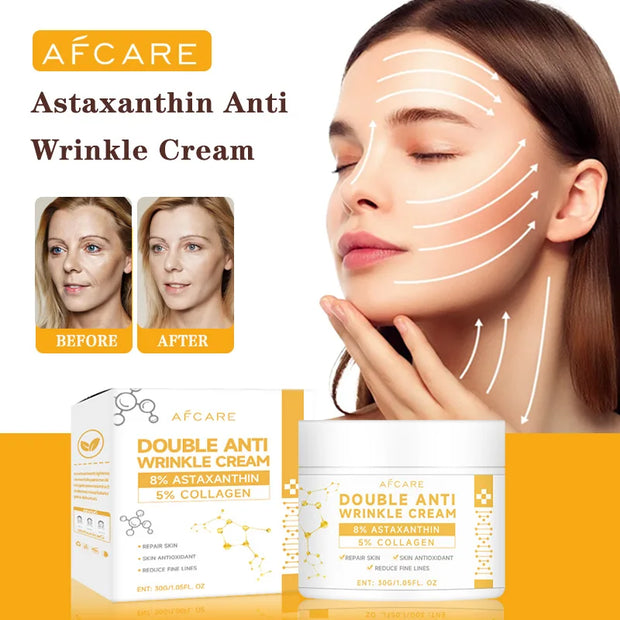 Astaxanthin Anti Wrinkle Face Cream Retinol Anti-aging Moisturizer Cream Nourishing Skincare Products Balance Skin Tone