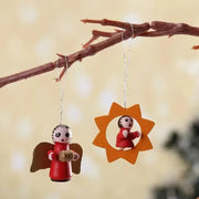 Creative Christmas Tree Decoration Wooden Small Pendant Small Ornaments Boxed Window Props Ornaments Christmas Decorations