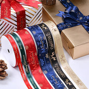 10 Yards/Roll Christmas Series Ribbon Festive Atmosphere Tree Decoration Xmas Gifts Packaging DIY Handmade material Cake Baking
