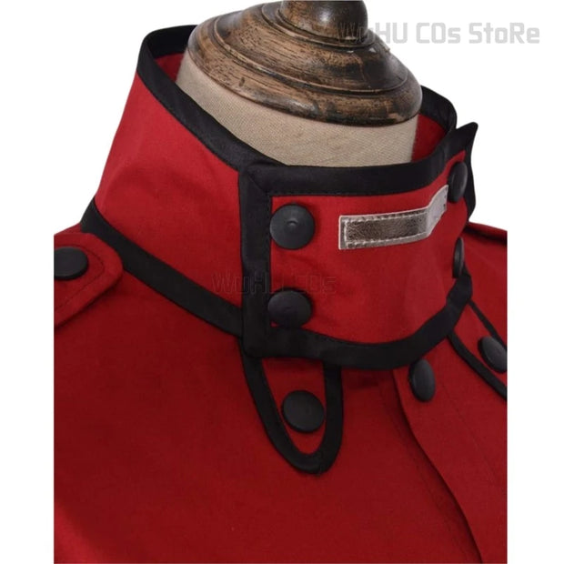 Anime Comic Hellsing Herushingu Seras Victoria Cosplay Costume Vampire Red Police Uniform Skirt Wig Woman Sexy Carnival Suit