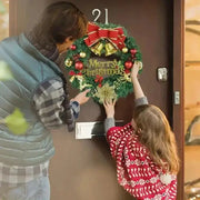Christmas Decorations 45cm Christmas Wreath Artificial Wreath Door Hanging Window Props Background Christmas Tree Accessories