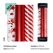 43x300cm Gift Wrapping Paper Aluminized Paper Christmas Valentine's Day Birthday Gift Craft Paper