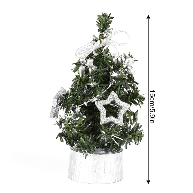 Christmas Tree Artificial Christmas Tree DIY Handicraft  New Year Gift for Home Bedroom Party Decorations