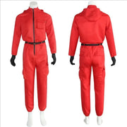 TV Game Red Calamari Game Jumpsuit Cosplay Party Tracksuit Outfits Mask Props Role Play Classic Costume From Ko New 2025