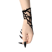 Gothic Bracelet Black Spike Adjustable Bracelet Dark Spider Web Personalized Bracelet Party Web Bracelet Jewelry Accessories