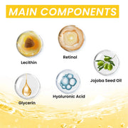 Retinol Anti Aging Remove Wrinkle Serum Lifting Brighten Face Skin Fade Eye Fine Lines Moisturizing Firming Facial Essence 30ml
