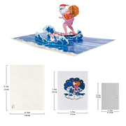 Pop Up Christmas Card, 3D Holidays Greeting Cards, New Year Card