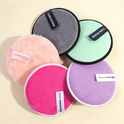 5Pcs Soft Skin Makeup Remover Polyester Facial Cleaning Tool Cosmetic Remover For Men And Women Beauty Tool