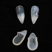 1-10 Pairs Adult Vampire False Teeth Transparent Dentures Fangs Zombie Tooth For Horror Bloody Halloween Party Decoration Props