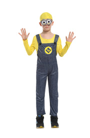 Halloween/Christmas/New Year Boys and Girls Theme Show Costumes, Minions Stage Props