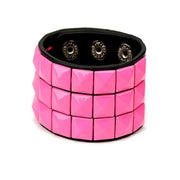 Hip Hop Rock PU Leather Bracelet Men and Women Punk Spikes Rivets Skull Heart Cross Creative Party Bracelet Jewelry Accessories