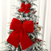 Christmas Tree Bow Decoration Merry Christmas Decoration for Home 2025 Pendant Xmas Ornaments Navidad Natal New Year Gift 2026