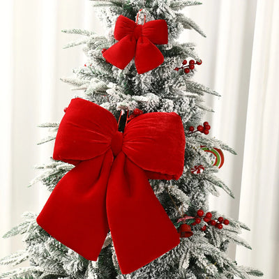 Christmas Tree Bow Decoration Merry Christmas Decoration for Home 2025 Pendant Xmas Ornaments Navidad Natal New Year Gift 2026
