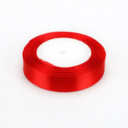Red Satin Ribbon Wedding Christmas Halloween Party Decoration Gift Wrapping Scrapbooking Supplies DIY Bow Crafts Packing Tape