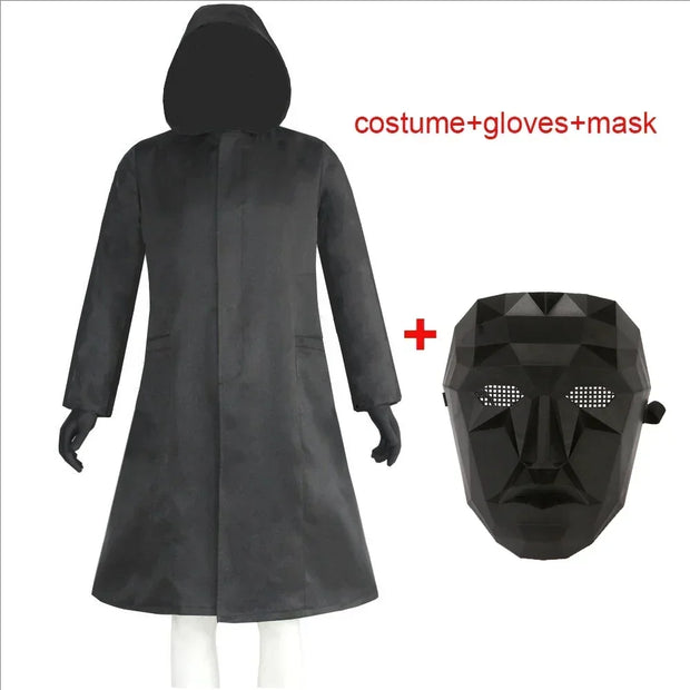 TV Game Red Calamari Game Jumpsuit Cosplay Party Tracksuit Outfits Mask Props Role Play Classic Costume From Ko New 2025