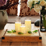 3Pcs Flickering Flameless Candles Battery Operated Candles LED Candles with Remote Timer for Home Halloween and Christmas Decor