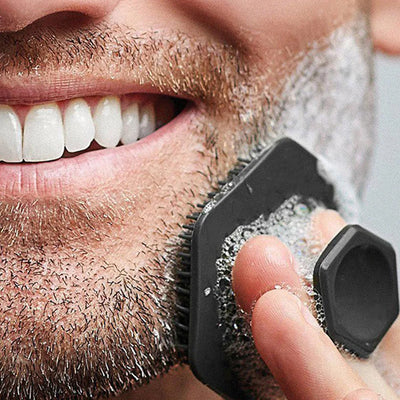 Men Facial Cleaning Brush Scrubber Silicone Miniature Face Deep Exfoliation Massage Face Scrub Brush Face Cleaner