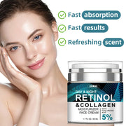 Retinol Anti Aging Face Cream Moisturizing Wrinkle Remover Collagen Hyaluronic Acid Creams Skin Care 50ML