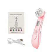 Facial Electroporation LED Photon Beauty Device RF Radiofrequen EMS Lifting Tighten Machine Skin Care Microcurrent Face Massager