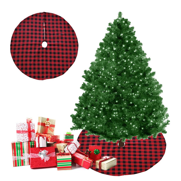 78/90Cm Christmas Tree Skirt White Plush Christmas Tree Foot Carpet Snowflake Faux Fur Christmas Tree Base Cover Decoration Home