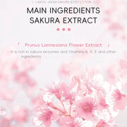 Cherry Blossom Body Cream 200g Moisturizing Lotion Daily Skin Care Essential Holiday Gift Idea