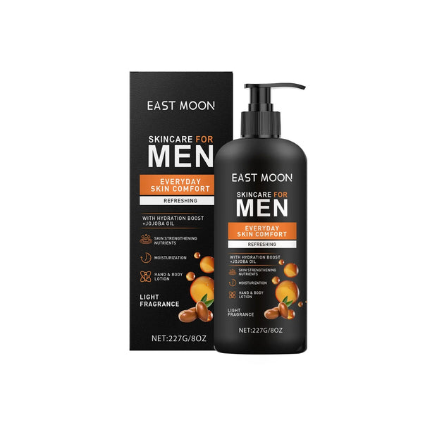 East Moon Men's Body Lotion Series Moisturize Dry Improve Sagging Oil Control Lasting Fragrance Brighten Skin Nourishing Creams