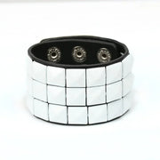 Hip Hop Rock PU Leather Bracelet Men and Women Punk Spikes Rivets Skull Heart Cross Creative Party Bracelet Jewelry Accessories