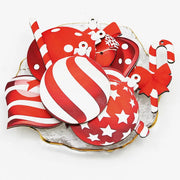 (12 Pcs/bag) Christmas Decorations Wooden Lollipops Christmas Tree Pendants Painted Wooden Pieces Scene Decoration Props DIY