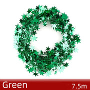 Sparkly Star String Christmas Tree Decorations Tinsel Garlands with Wire Xmas Tree Party New Year DIY Decor Festival Ornament