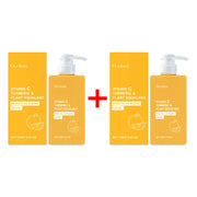 Vitamin C Lightening Body Lotion Deep Hydration Improve Rough Dullness Fade Melanin Turmeric Cream Brightening Skin Care Product