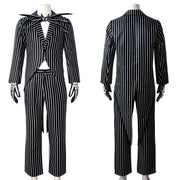 The Nightmare Before Christmas Cosplay Costume Jack Skellington Cosplay Jack Mask Uniform Clothes Suit Halloween Xmas Costumes