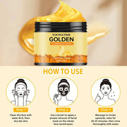 Gold Face Mask Beauty Facemask Skin Remove France Golden Collagen Facial Moisturizing Masks 24K Remove Blackhead Face Care40/70g
