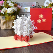 3D Pop UP Santa Cards Marry Christmas Greeting Cards Party Invitations Gifts New Year Greeting Card Anniversary Gifts Postcard