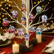 Christmas Snow Scene Wooden Pendants Merry Christmas Decorations for Home 2025 Navidad Natal Xmas Tree Hanging Ornament New Year