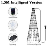 RGBIC Christmas Tree Lights DIY LED Fairy String Lights with Smart APP & Remote Control Garland for Outdoor Garden Party Wedding