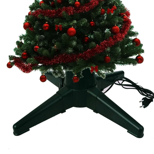 Christmas Tree Electric Rotating Base Stand Xmas Tree Bottom Support Holder Christmas Decoration Accessories Parts
