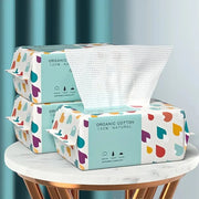 100PCS Disposable Thick 100% Cotton Face Towel Make Up Soft Removing Wipes Dry Cleanser Towelettes For Skin Care