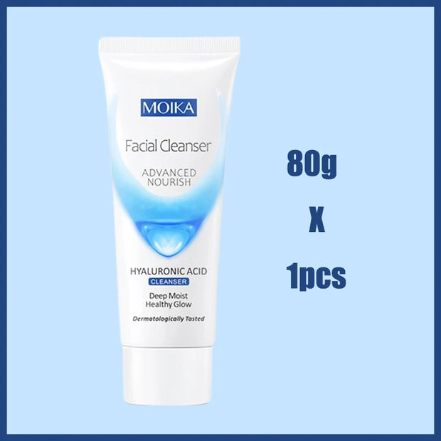 Facial Foam Cleanser Gentle Cleansing Pores Oil Control Blackhead Removal Whitening Moisturizing Korean Skin Care Products 80g
