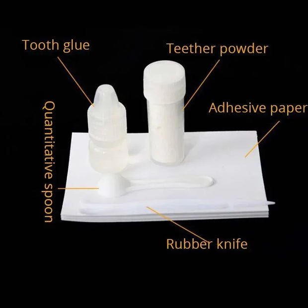 1/2/3/4pcs Halloween Decoration Vampire Teeth Fangs Dentures Props Halloween Cosplay Props False Fangs With Solid Glue Halloween