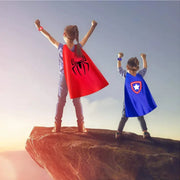 MINISO Superhero Cape Cartoon Anime Cosplay Costumes Gig Cape Mask Halloween Clothing Boy Birthday Gift Girl Novelty Accessories