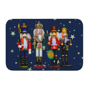 Nutcracker Doll Floor Door Kitchen Bath Mats Anti-Slip Indoor Christmas Soldier Toy Doormat Garage Entrance Rug Carpet Footpad