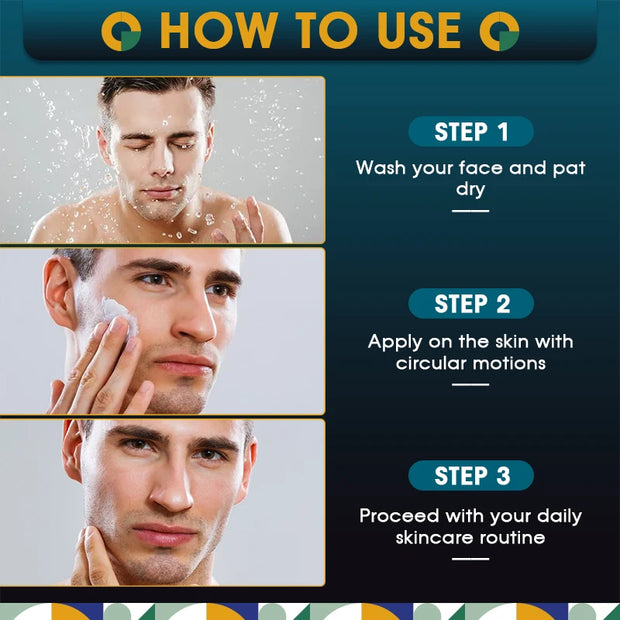 8% Men's Collagen Moisturizing Cream Skincare Fade Facial Wrinkles Hyaluronic Acid Firming Skin Vitamin E Moisturizer