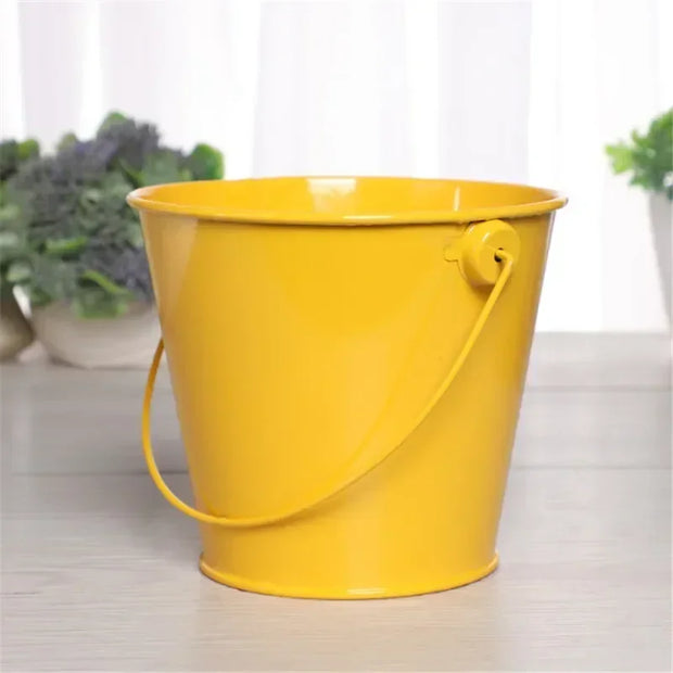 5cm/7cm/10cm Metal Bucket Wedding Decoration Candy Box Flower Pot Table Decor Birthday Party Decoration Kids Baby Shower