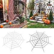 150/250cm Black White Spider Web Giant Stretchy Cobweb For Home Bar Garden Haunted House Horror Props Halloween Party Decoration