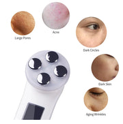 Facial Electroporation LED Photon Beauty Device RF Radiofrequen EMS Lifting Tighten Machine Skin Care Microcurrent Face Massager