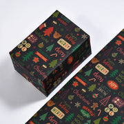 Christmas Gift Wrapping Paper Flower Bouquet Packing Kraft Paper DIY Crafts Paper Christmas New Year Party Packaging Decoration